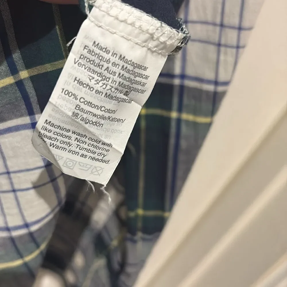 J.Crew plaid button down SZ Small